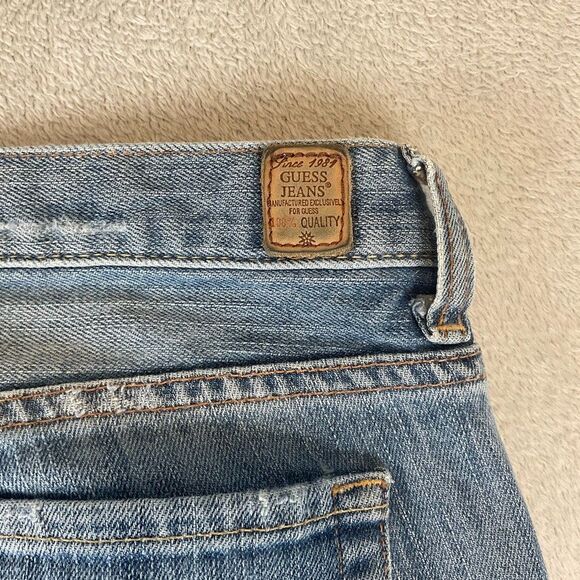 Guess Jeans - Women's Foxy Flare Vintage low rise Stretch Jean's Sz 28 X 34 - Picture 4 of 9